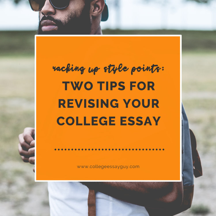 Tips for revising essays
